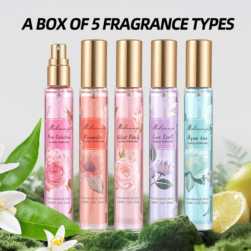 Conjunto de 5 Perfumes Feminin - Home Fragrance Gift avaliação e preço