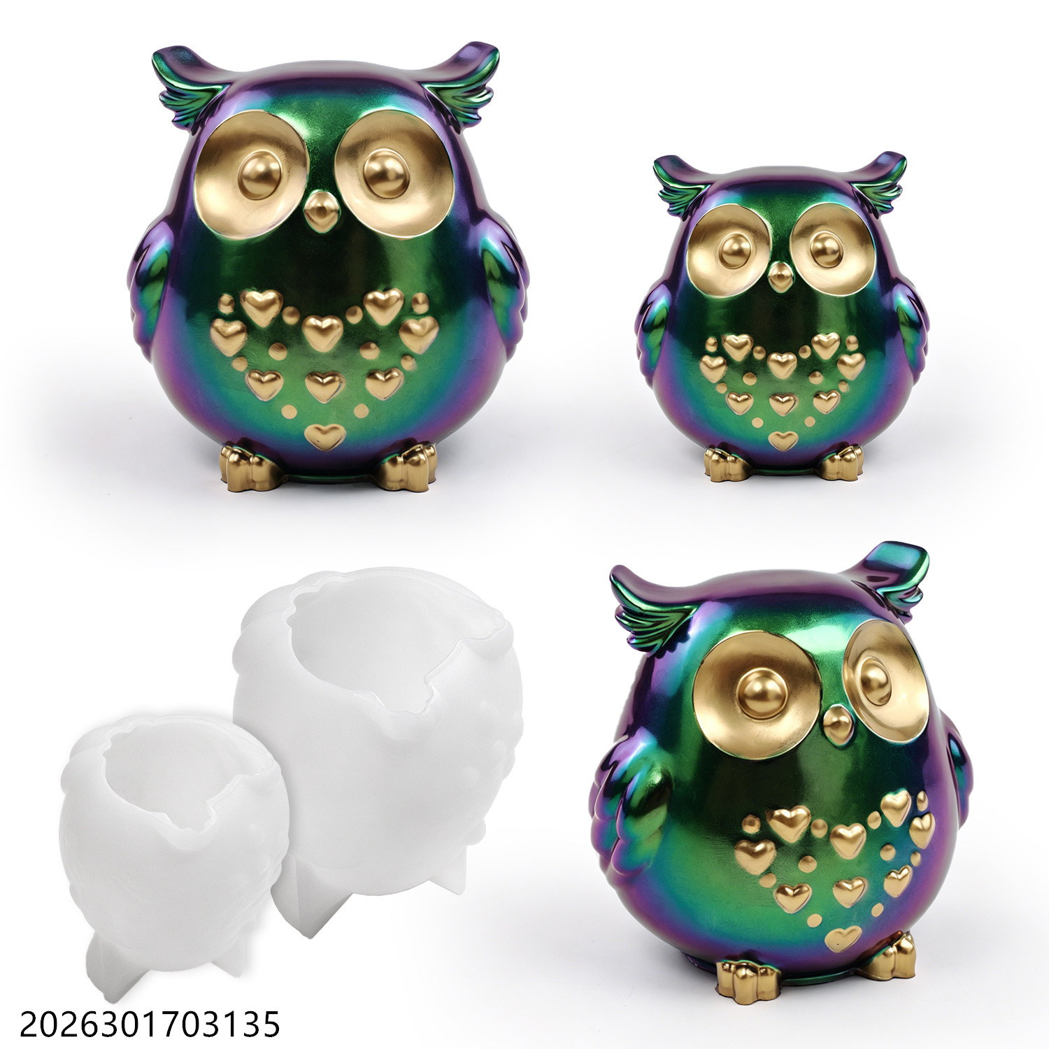 Molde de Silicone Coruja 3D em - Home Fragrance Gift avaliação e preço